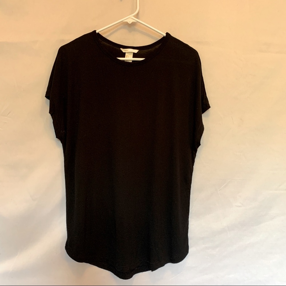 H&M black rayon tee